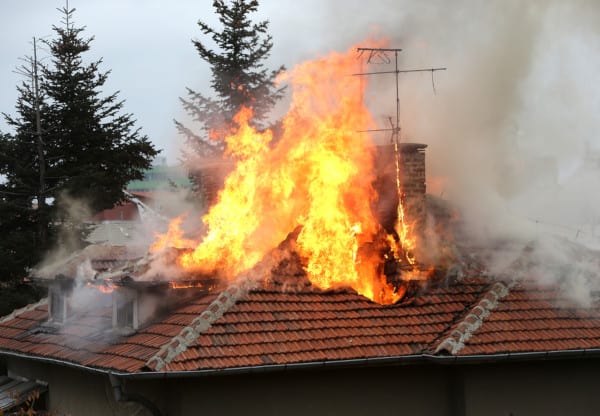 Picture of Roof on Fire
