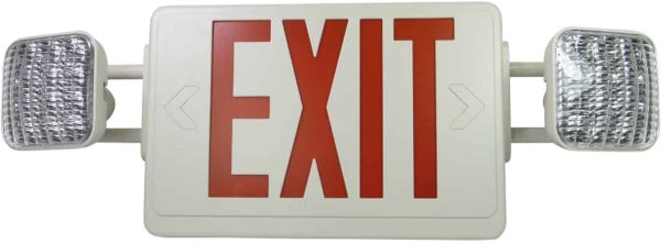 Picture of Combination LED Emergency Light and LED Exit Sign