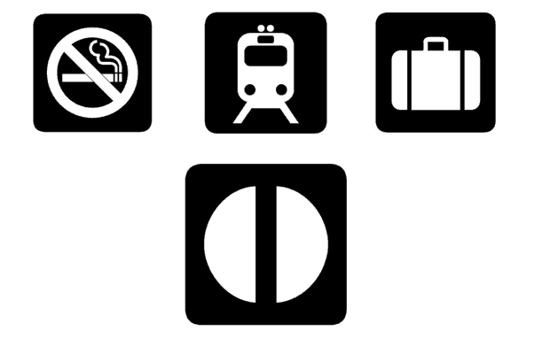 Picture of Transportation Pictograms from the American Institute of Graphic Arts