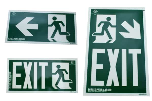 exit signs for buildings