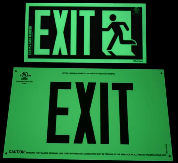 exit signs for buildings