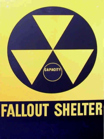 Picture of Fallout Shelter Sign