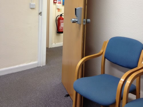 Picture of Fire Door Wedged Open