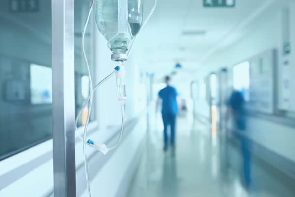Picture of hospital hallway