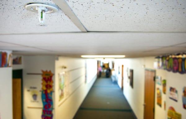 Picture of Fire Sprinkler in School