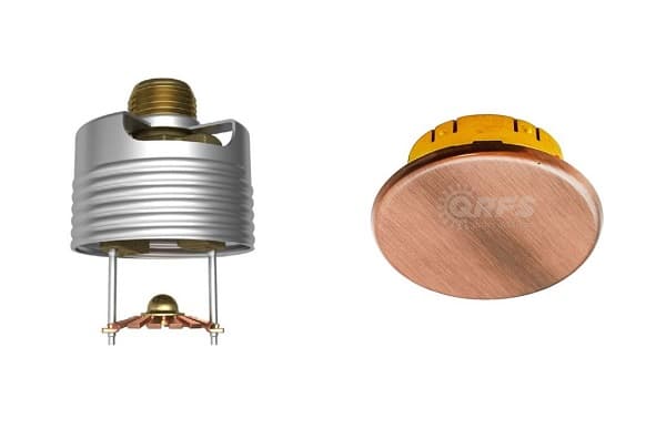 Viking Mirage sprinkler and cover plate