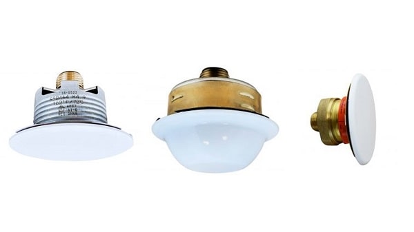 Concealed fire sprinklers