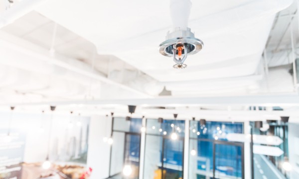 Sprinkler in ceiling