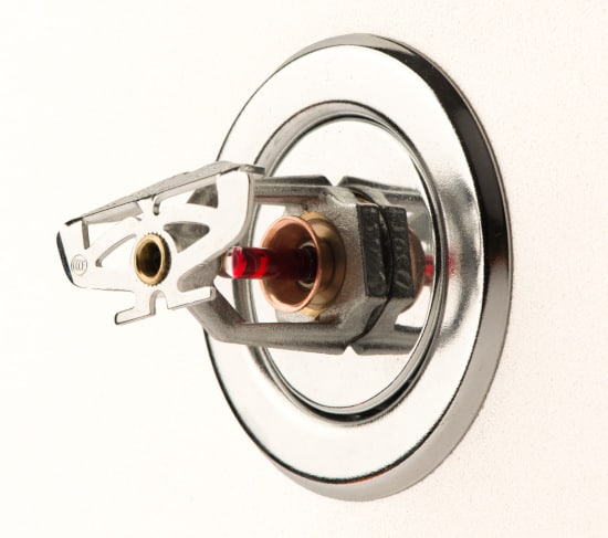 Sidewall fire sprinkler
