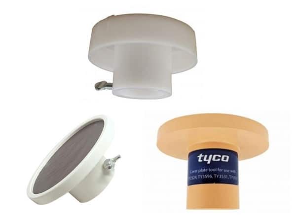 Sprinkler cover installation tools