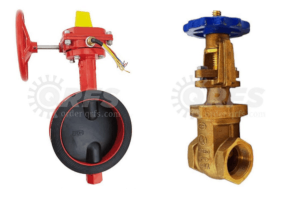 Butterfly valve and OS and Y valve
