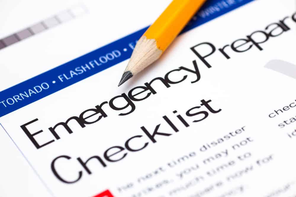 Disaster preparedness plan