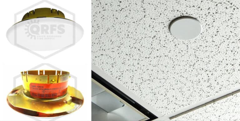 How to replace a fire sprinkler cover plate