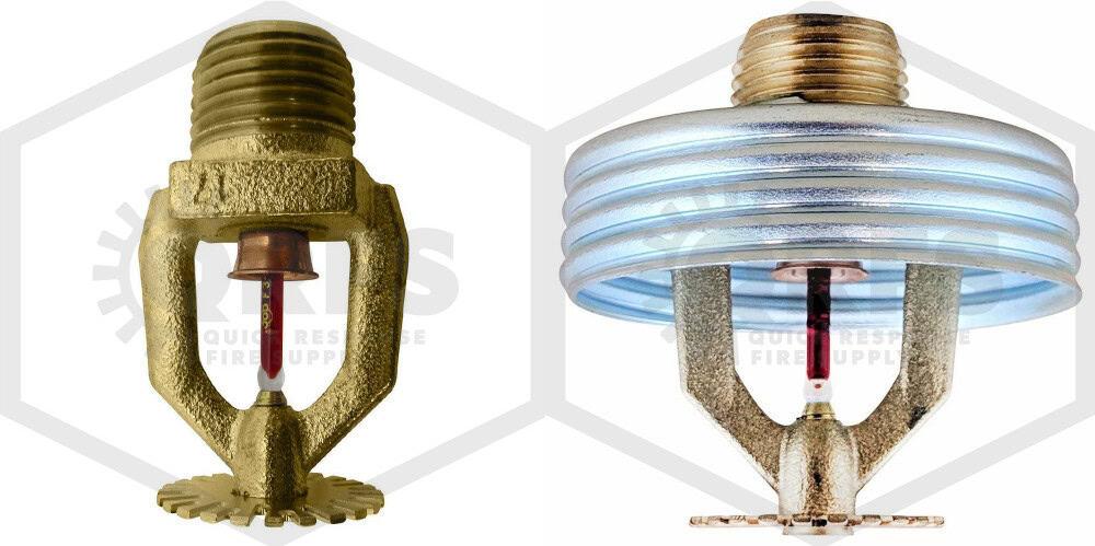 Concealed or exposed fire sprinkler