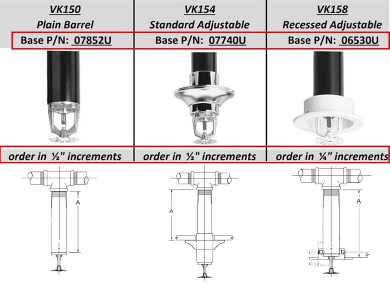 Dry sprinkler barrel measurement