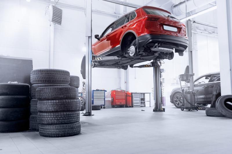Auto repair shop with high ceilings and NFPA 13 sprinkler rules