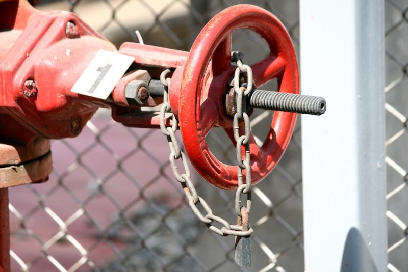 Locked control valve