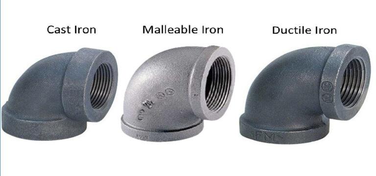 Malleable vs ductile vs cast iron fittings in sprinkler systems