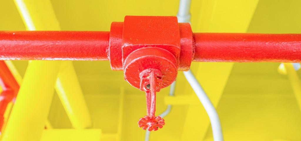 Painted fire sprinkler